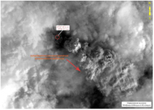 Космические изображения вулкана Эйяфьятлайокудль и его шлейфа, полученные российским спутником &laquo;Ресурс-ДК1 <br />18 апреля 2010 г.&raquo;.